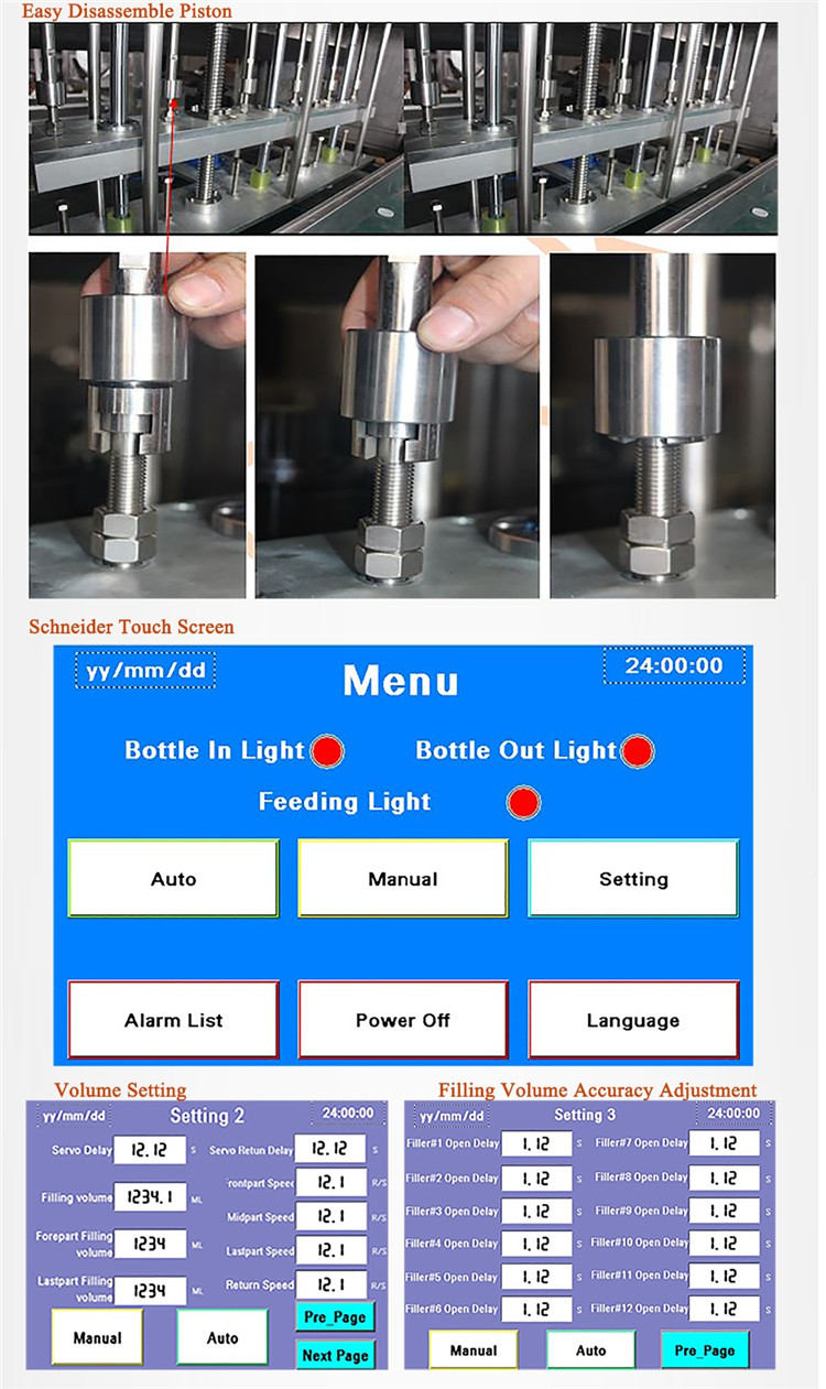 Outomatiese servomotor-bottelmasjien 6